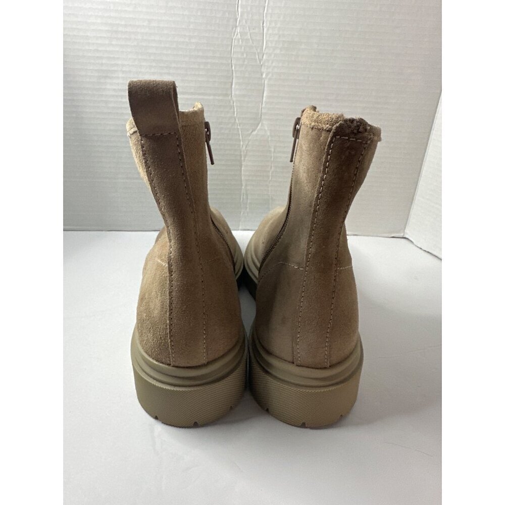 Cruza Women's Size 8 Tan Suede Boots Made in Portugal Classic Stylish Fall glam - Picture 6 of 7